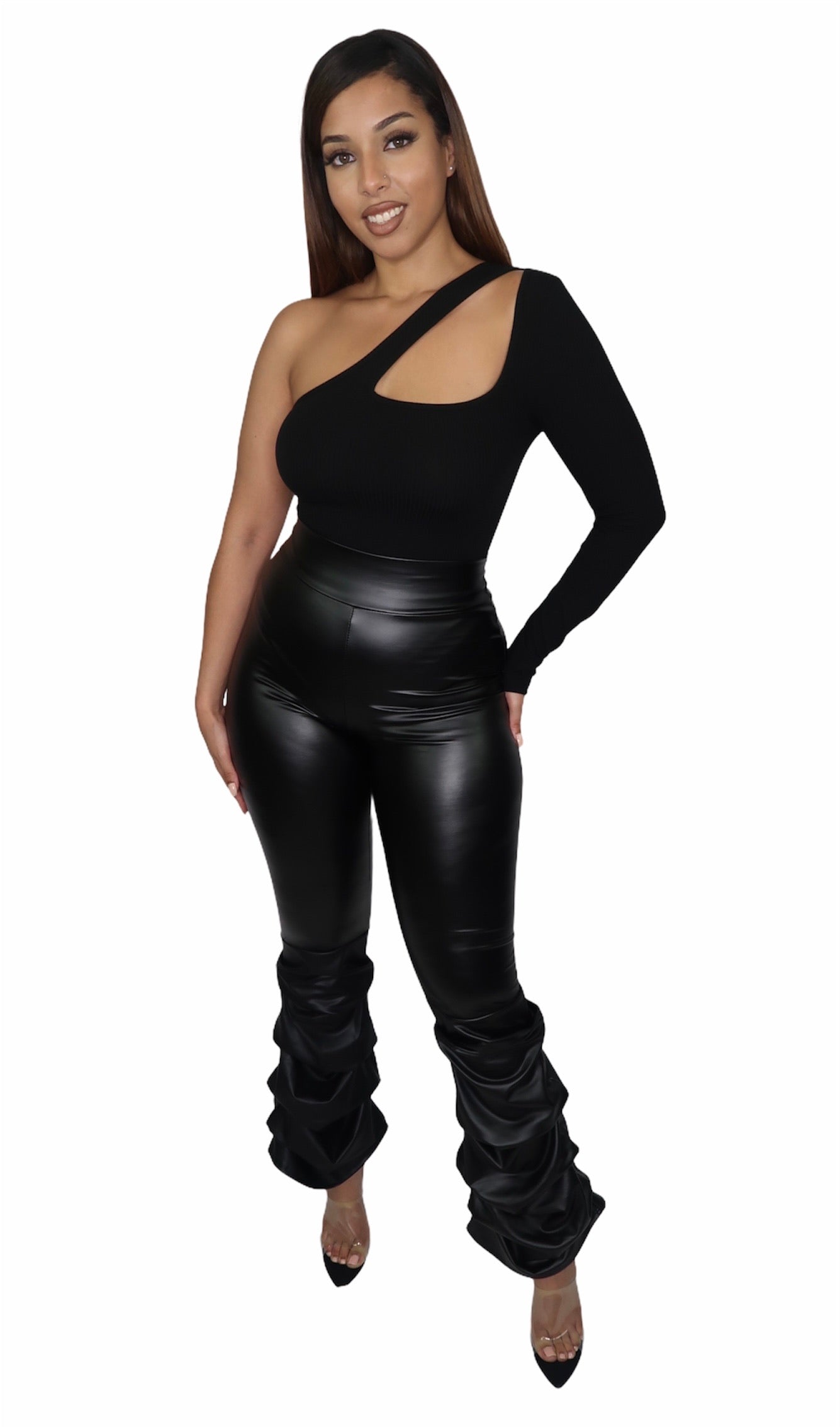 VEGAN LEATHER PANTS